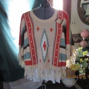 JB669.   Beautiful Poncho